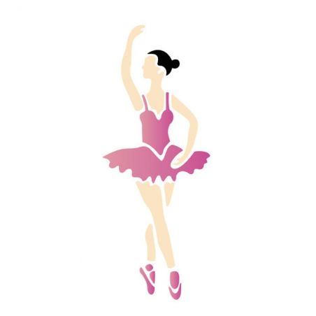 STENCIL BAILARINA 10X30